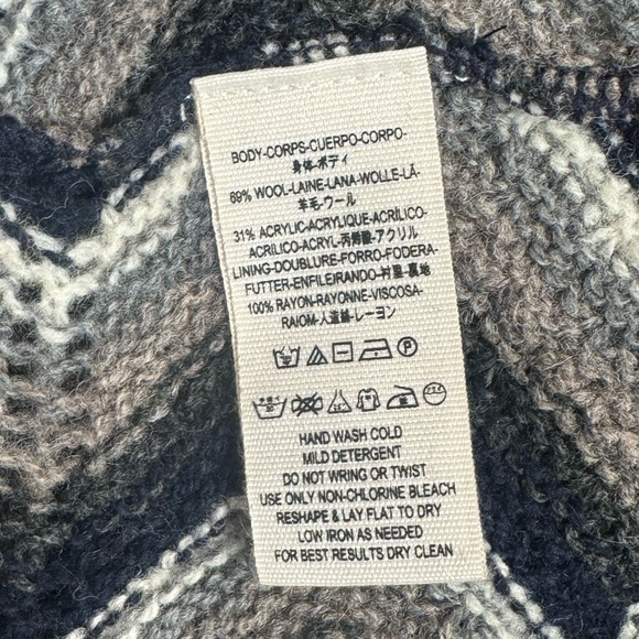 NWT Free People Rhiannon Chevron Knit Mini Dress in Black Combo S - Picture 16 of 16